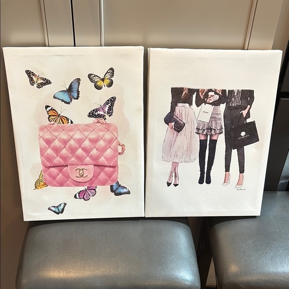 Chanel canvas artwork! (2) - Picture 1 of 4